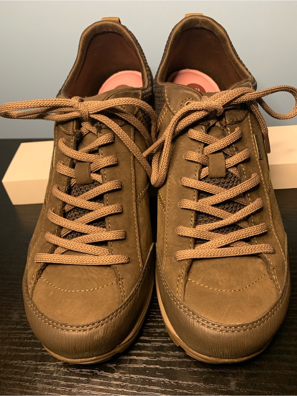Dansko Brown Waterproof Women's Sneakers with Tan Laces